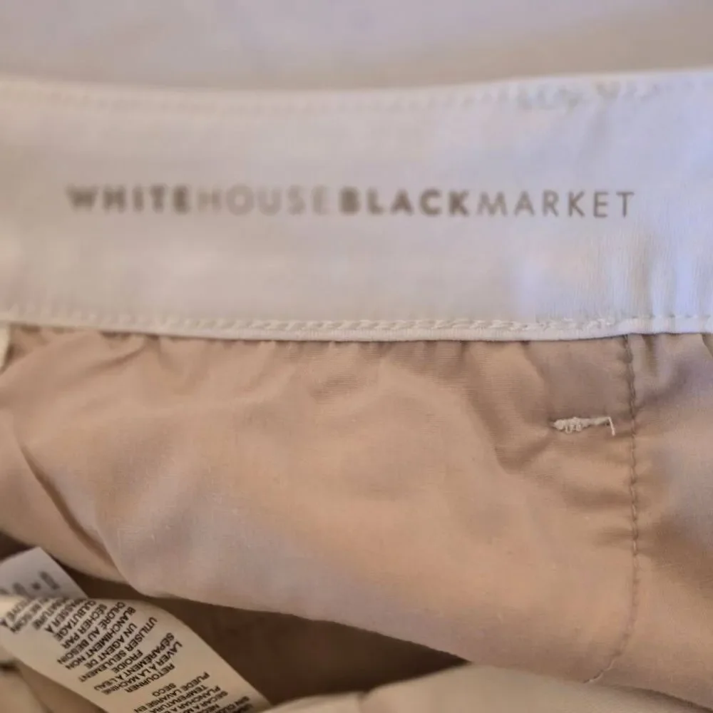 White House Black Market Womens Low Rise The Skimmer Ankle Jeans White Size 4 - Picture 2 of 16